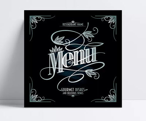 精美别致的菜单图片矢量素材 赋能广告与品牌设计的多元应用